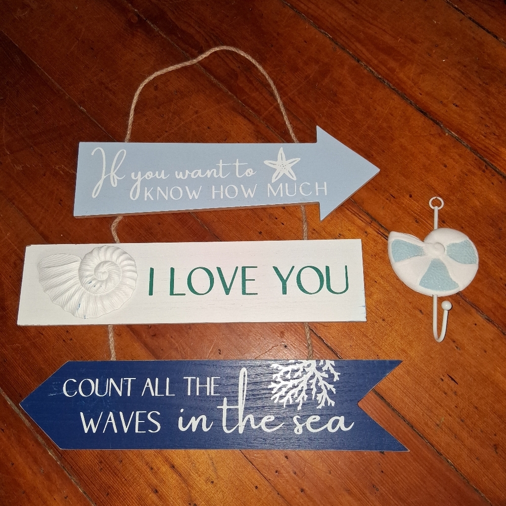 Nautical Themed Wall Decor Set